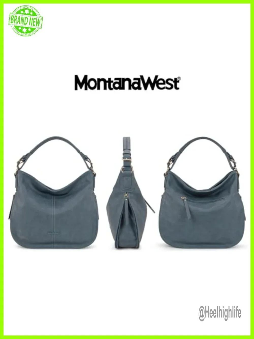 Large Hobo Shoulder Bag Vegan Leather Convertible Crossbody Purse